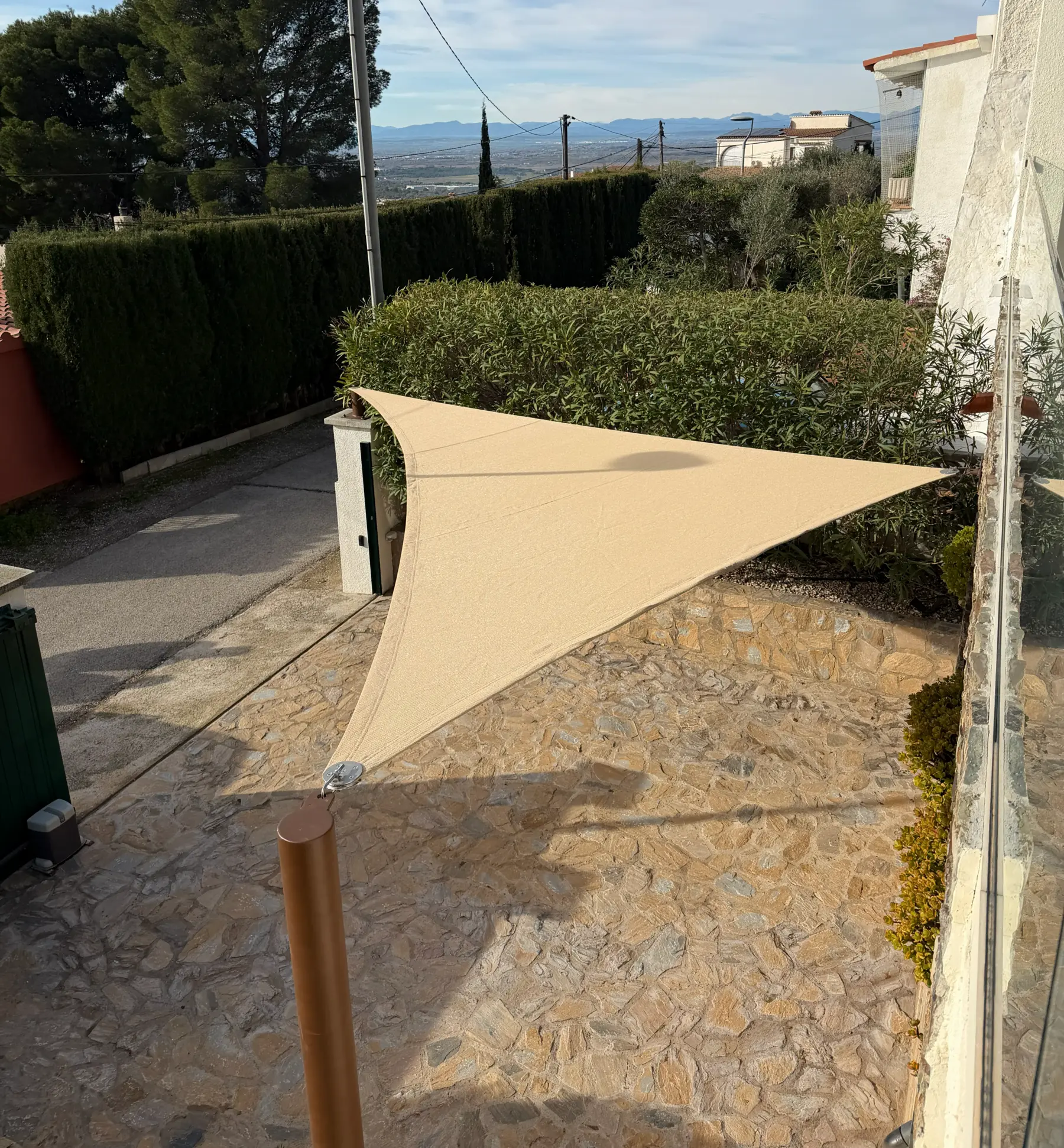 imagen instalación de vela tensada