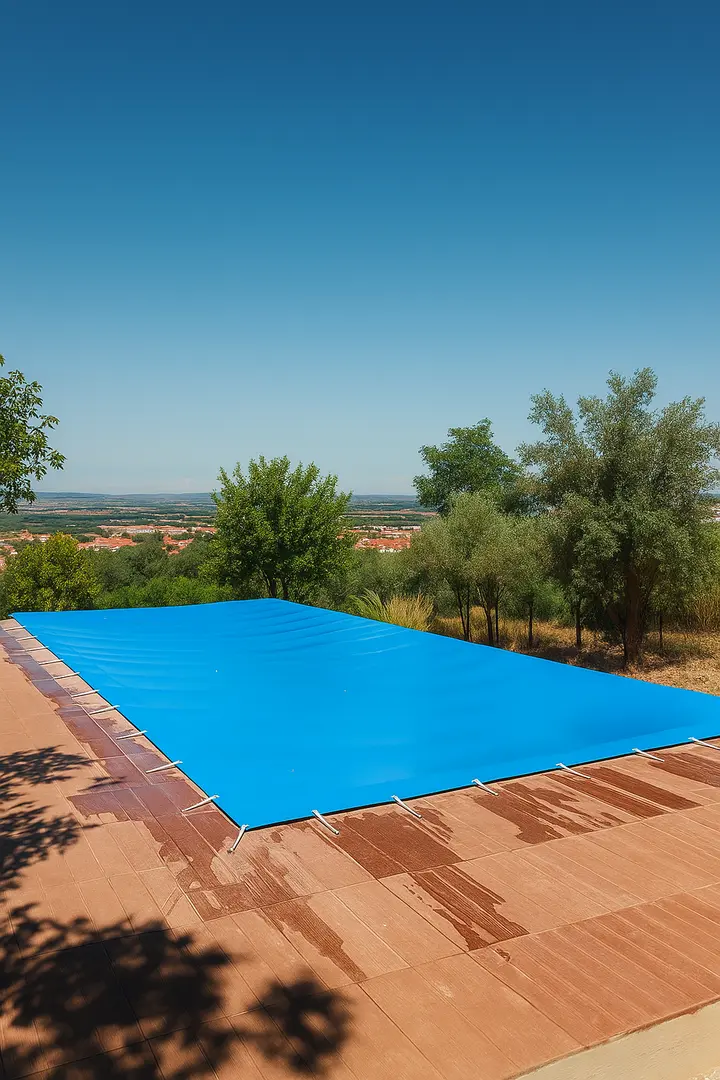 imagen cobertor de piscina de invierno