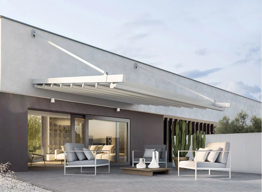 imagen pergola inclinada