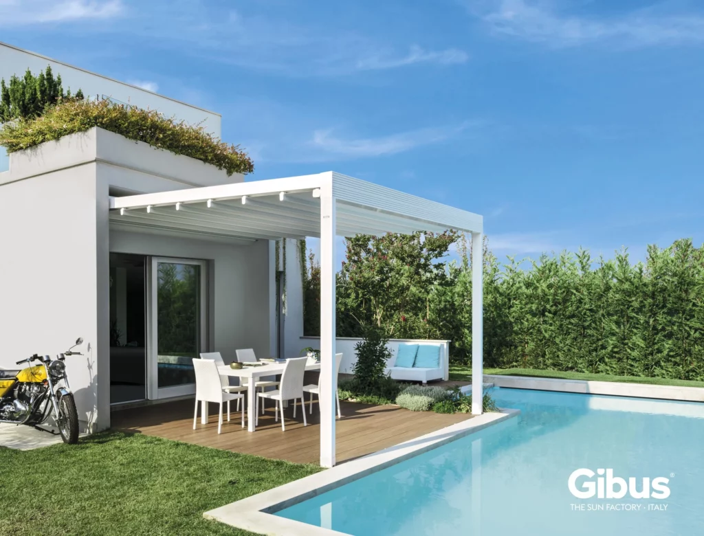 imagen pergola inclinada