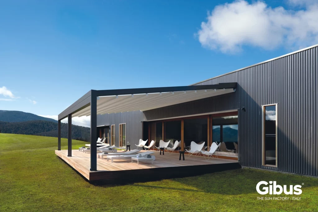 imagen pergola inclinada